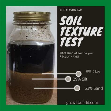 soil bottle test shake|soil jar texture test.